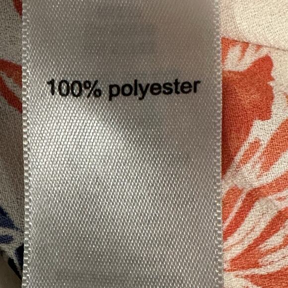 Maurices Women’s M White Floral Blouse Boho Chic Cottagecore‎ Coastal Feminine - Picture 8 of 10